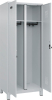 S/W-Gard.-Schrank EVOLO
mit 100 mm hohen Füßen
RAL 7035/7035, 2 Abteile - More 1