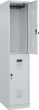 Doppelst. Schrank EVOLO
bodenstehend
RAL7035/7035, 1x2Abteile - More 1