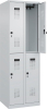 Doppelst. Schrank EVOLO
bodenstehend
RAL7035/7035, 2x2Abteile - More 1