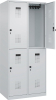 Doppelst. Schrank EVOLO
bodenstehend
RAL7035/7035, 2x2Abteile - More 1