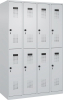 Doppelst. Schrank EVOLO
bodenstehend
RAL7035/7035, 4x2Abteile - More 1