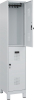 Doppelst. Schrank EVOLO
mit 100 mm hohen Füßen
RAL7035/7035, 1x2Abteile - More 1