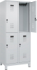 Doppelst. Schrank EVOLO
mit 100 mm hohen Füßen
RAL7035/7035, 2x2Abteile - More 1