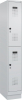 Doppelst. Schrank EVOLO
mit 100 mm hohem Sockel
RAL7035/7035, 1x2Abteile - More 1