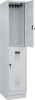 Doppelst. Schrank EVOLO
mit 100 mm hohem Sockel
RAL7035/7035, 1x2Abteile - More 1