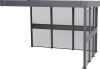 Überdachung CLEVERPARK
B2455 x T2245 x H2200 mm
Anbaumodul - More 1