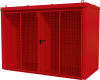 Gasflaschen-Container
GFC-B/W M4,
lackiert, Feuerrot - More 1