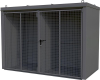 Gasflaschen-Container
GFC-B/W M4,
lackiert, Mausgrau - More 1