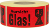 Hinweis Etiketten
Vorsicht Glas
1.000 Stk/Rolle - More 1