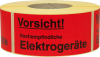 Hinweis Etiketten
Empf. Elektronik
1.000 Stk/Rolle - More 1