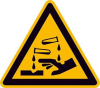 Warnschild Folie
SL 200 mm Warnung vor
ätzenden Stoffen - More 1