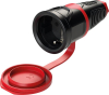 Schutzkontaktkupplung
IP54 Vollgummi+Deckelband
16A / 250V AC / 3p (2P+E) - More 1