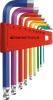 Winkelschraubendreher-
Satz im Kunststoffhalter
9-teilig 1,5-10mm Rainbow
Kugelkopf PB Swiss Tools - More 1