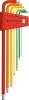 Winkelschraubendreher-
Satz im Kunststoffhalter
7-teilig 1,5-6mm Rainbow
Kugelkopf PB Swiss Tools - More 1