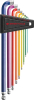 Winkelschraubendreher-
Satz im Kunststoffhalter
9-teilig1,5-10 90-100Grad
Rainbow PB Swiss Tools - More 1