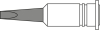 Ersatz-Lötspitze meißelförmig
gerade vern. 3.2 mm P9153.0110
(f. Gaslötset INDEPENDENT 100) - More 1