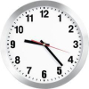 Funk-Wanduhr D300 klass.
Ziffernblatt we, Zahlen - More 1