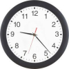 Quarz-Wanduhr D 300 mm
Gehäuse sw, Zahlen - More 1