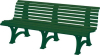 Gartenbank BORKUM
4-Sitzer Länge 2000 mm
grün - More 1