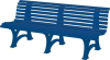 Gartenbank BORKUM
4-Sitzer Länge 2000 mm
blau - More 1