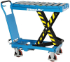 Hubtischwagen m. Rollenb.
Tischmaß: 1025x535
500 kg Tragfähigkeit - More 1
