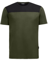 T-Shirt KNUT
oliv/schwarz
60% Baumwolle / 40% recy. Polyester