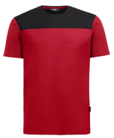 T-Shirt KNUT
rot/schwarz
60% Baumwolle / 40% recy. Polyester