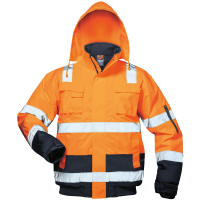Warnschutz-Pilotjacke
Fehmarn - EN 20471
fluoreszierend orange/marine