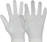 Baumwoll-Trikothandschuh METZ
weiß gebleicht 
PSA-Kat. I - EN 420