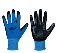 Nitril-Montageschutzhandschuh 
PROFILGRIP*  -  blau/schwarz
EN 388 / EN 21420