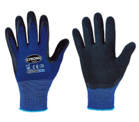LATEX-Schutzhandschuh SCOTT*
blau/schwarz EN 388 
VE = MA = 120 Paar