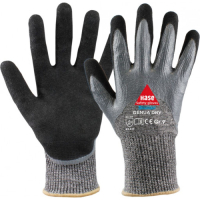 Nitril-Schnittschutzhandschuh 
GENUA DRY - grau/schwarz
EN 388 Schnittschutz-Level F