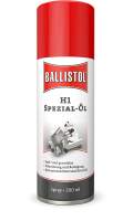 Ballistol-H1 Lebensmittelöl
200-ml-Spray
UN 1950 Druckgaspackungen 2 5F