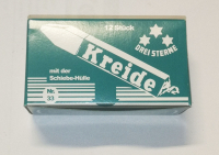 Schulkreide weiß/viereckig
papiert - VE = 12 Stück