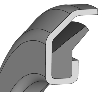 Axialdichtung, NBR/Metall
9RB 65 - 65 x 87 x 5,5 mm