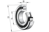 FAG Zylinderrollenlager
NUP2207-E-XL-TVP2-C3
