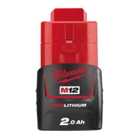 MILWAUKEE Akkupack M12 B2
12 Volt - 2.0 Ah Red Li-Ion