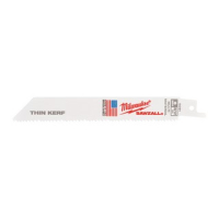 MILWAUKEE Säbelsägeblatt 
Multimaterial 150 x 3.2/2.1 mm
8/12 Tpi, Packung = 5 Stück