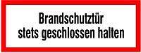 Brandschutzschild Folie
B297xH105 mm
Brandschutztür geschl.h.