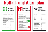 Notfall- und Alarmplan
B600xH400 mm
Kunststoff