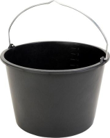 Baueimer 20L schwarz
Knopfbügel, L-Skala