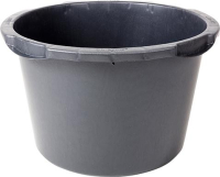 Mörtelkübel 45L schwarz
rund, L-Skala