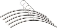 Kleiderbügel Stahl
silber 5er-Pack