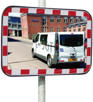 Verkehrsspiegel Standard
eckig B800xH600 mm
für Innen und Außen