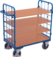 Etagenwagen 500 kg 2 Wand
Lad. 1000x700 mm 4 Böden