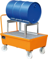 Fahrbare Auffangwanne
1x200ltr. Gelborange