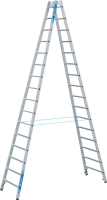 Stehleiter Coni B
2x16 Sprossen
Leiterlänge 4,58 m