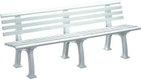 Gartenbank JUIST
4-Sitzer Länge 2000 mm
weiß