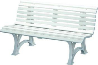 Gartenbank HELGOLAND
3-Sitzer Länge 1500 mm
weiß