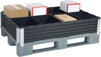 Paletteneinteilungs-Set
für B800xT1200 mm
1 Längs-,3 Querteiler